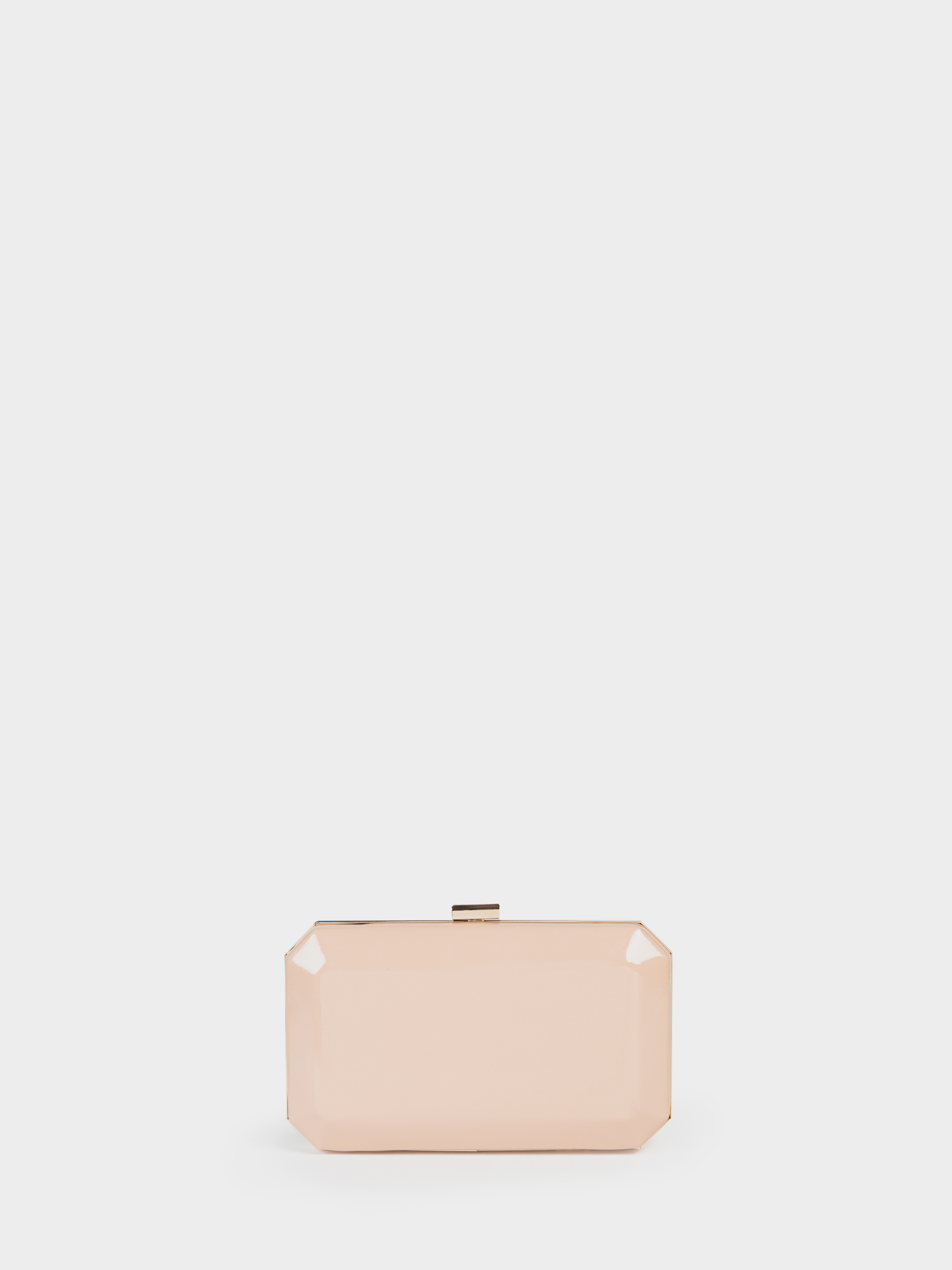 Bolso charol rosa palo