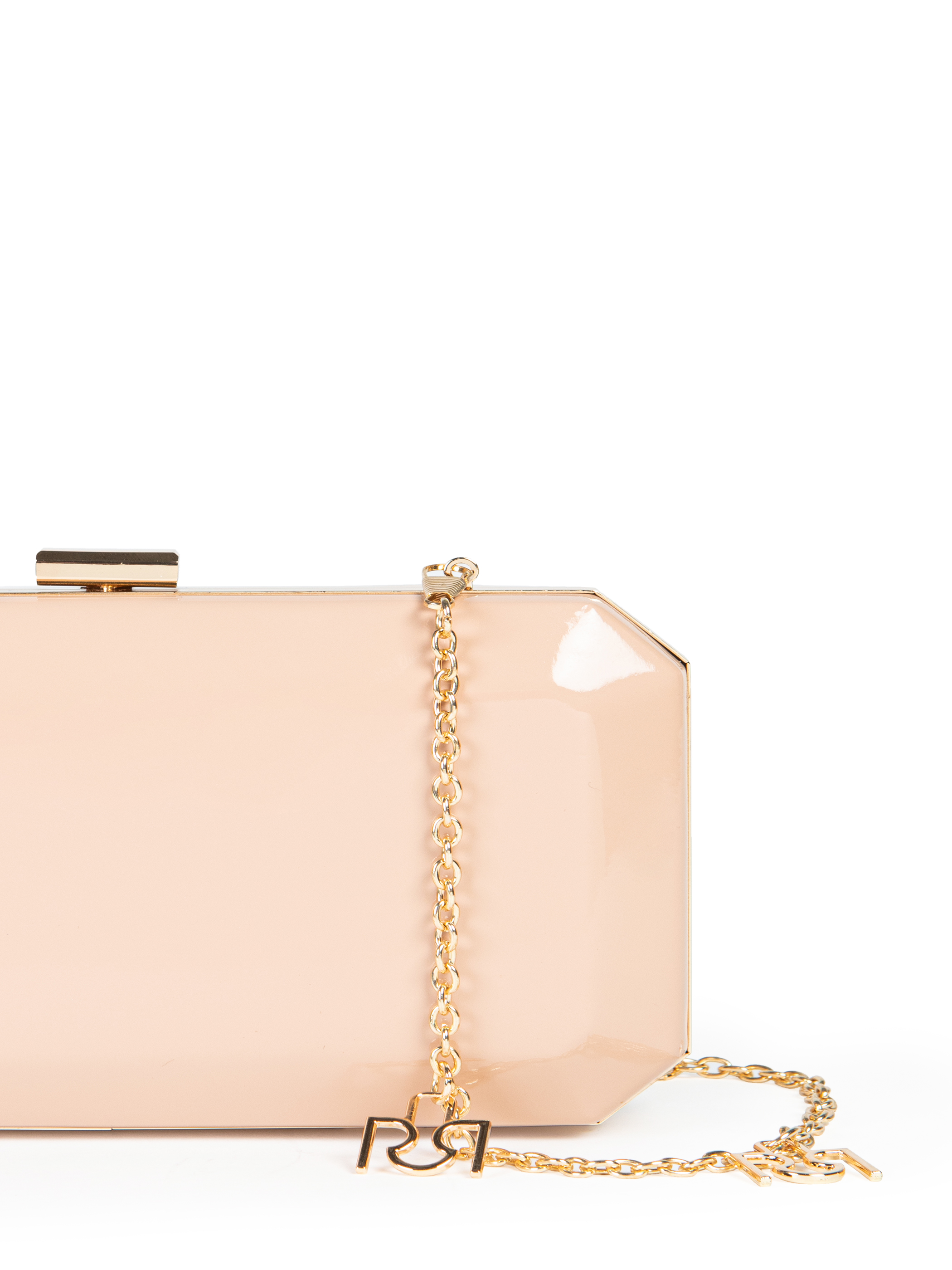 Bolso de mano de charol de color palo Rosa Cipria | Mujer | Rinascimento