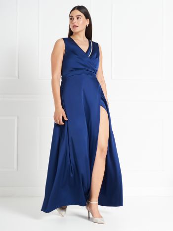 Abito Lungo atelier Blu Rinascimento