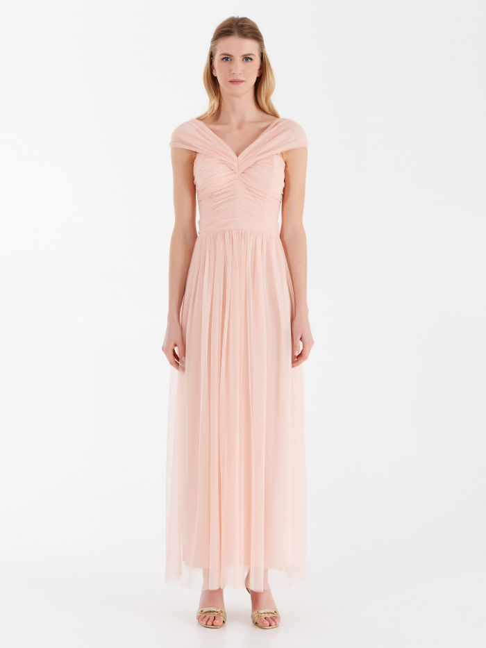 Atelier draped dress, pink Atelier draped dress, pink Rinascimento