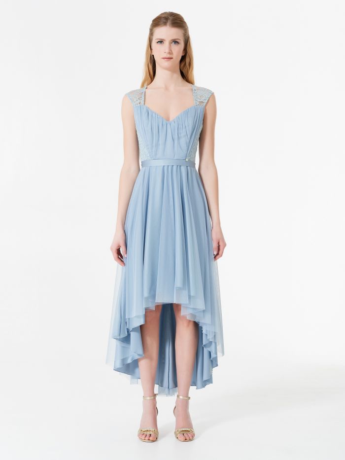 Rinascimento atelier tulle and lace dress, light blue Atelier tulle and lace dress, light blue Rinascimento