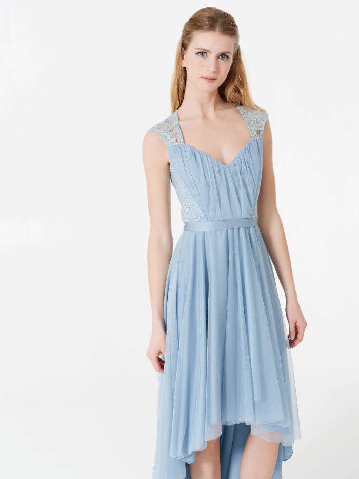 Rinascimento atelier tulle and lace dress, light blue Atelier tulle and lace dress, light blue Rinascimento