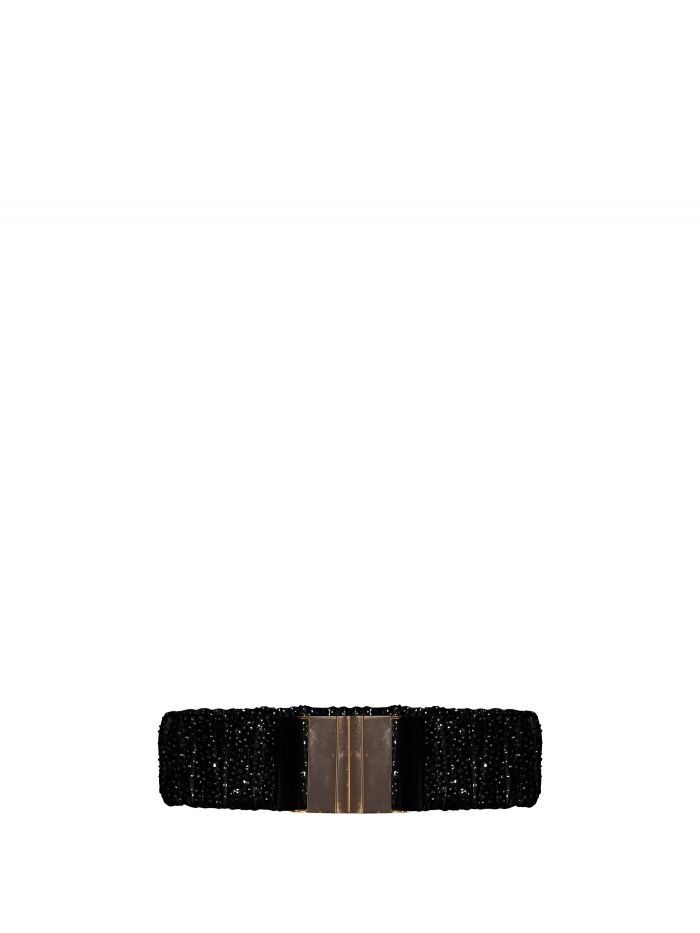 Elastic Belt with Rhinestones  Rinascimento