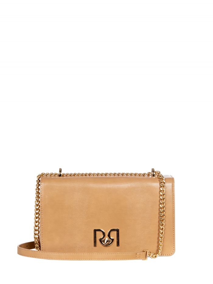 Shoulder bag with central logo.  Rinascimento