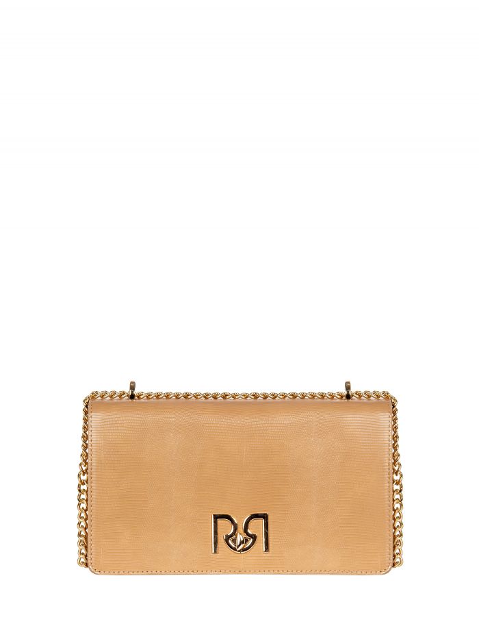 Shoulder bag with central logo.  Rinascimento