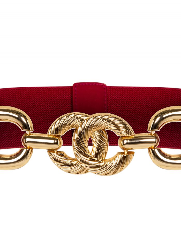 Cintura elastica con fibbia ad anelli   Rinascimento