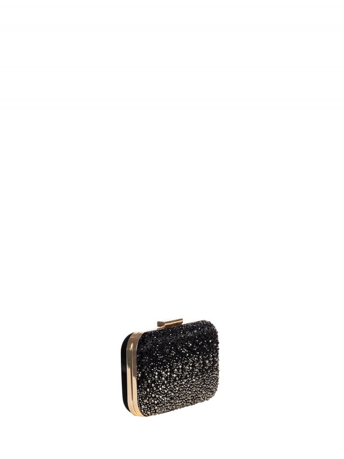 Borsa clutch con strass  Rinascimento