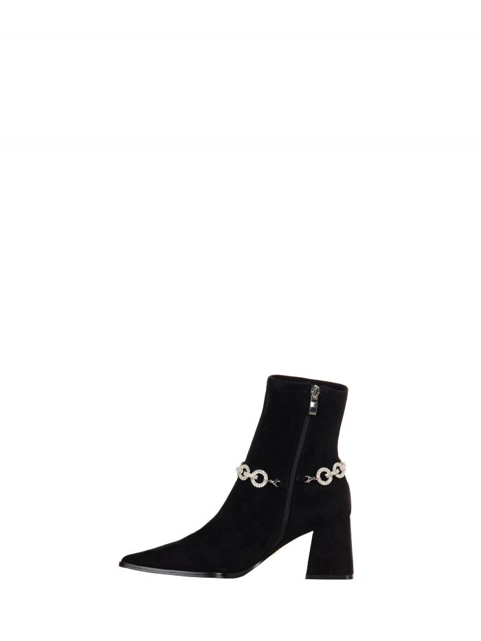 Ankle Boot with Rhinestone Anklet  Rinascimento