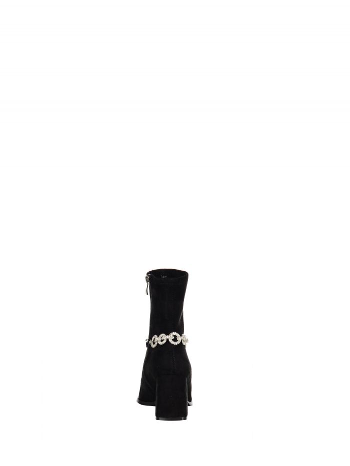 Ankle Boot with Rhinestone Anklet  Rinascimento