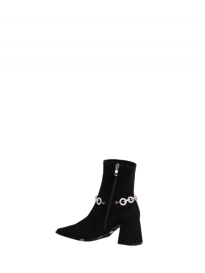 Ankle Boot with Rhinestone Anklet  Rinascimento