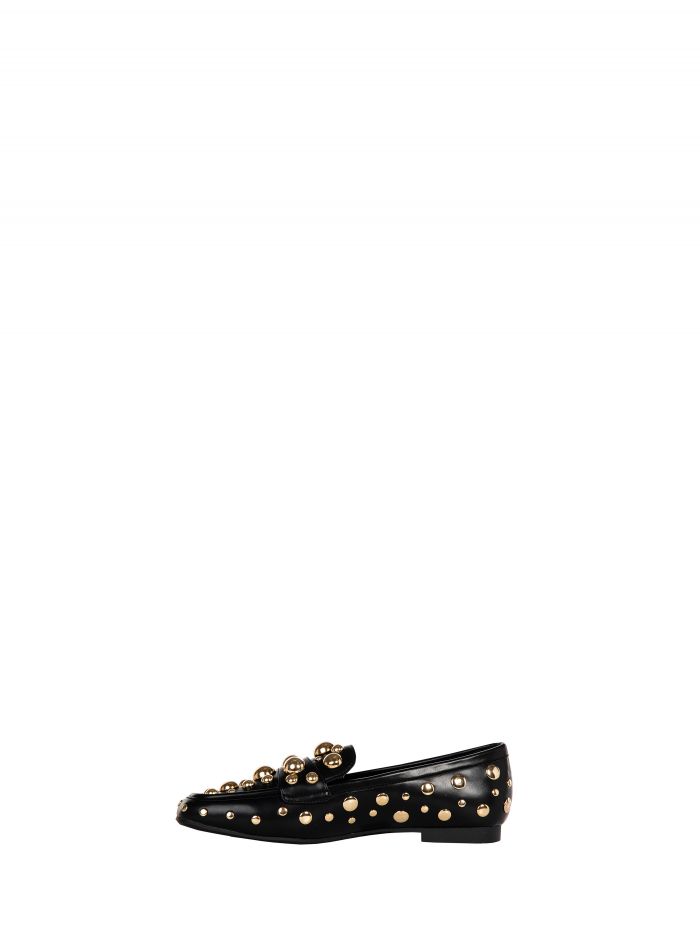 Mocassins en simili cuir clous ronds   Rinascimento