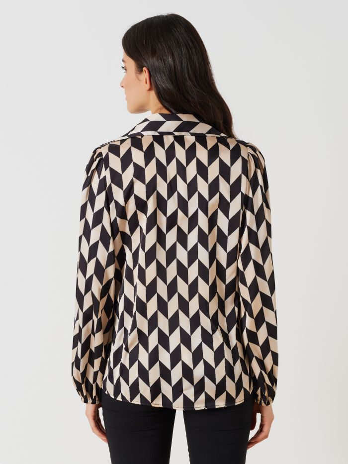 Blusa stampa Geometrica  Rinascimento