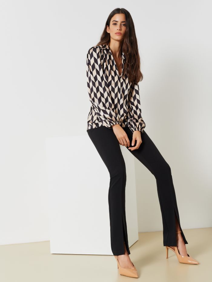 Blusa stampa Geometrica  Rinascimento