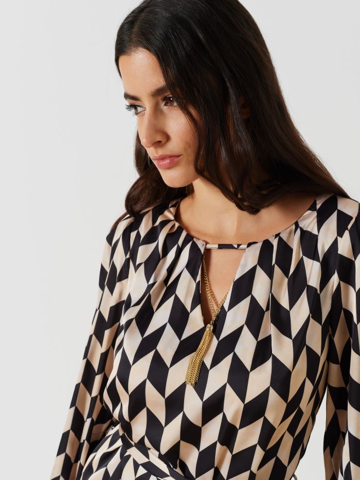 Robe imprimé géométrique  Rinascimento