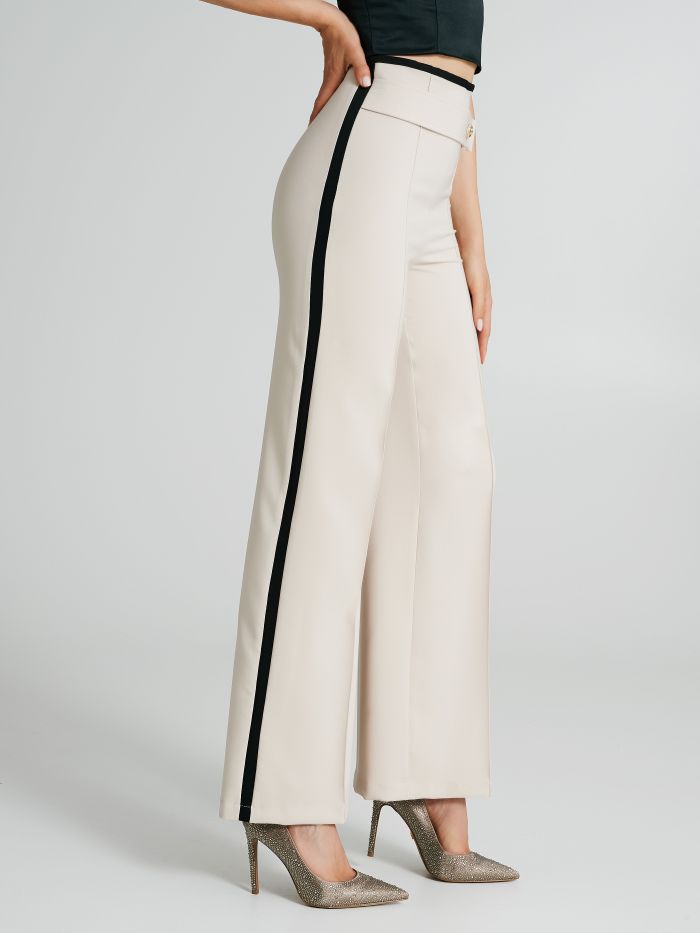 Pantaloni bistretch con banda laterale   Rinascimento
