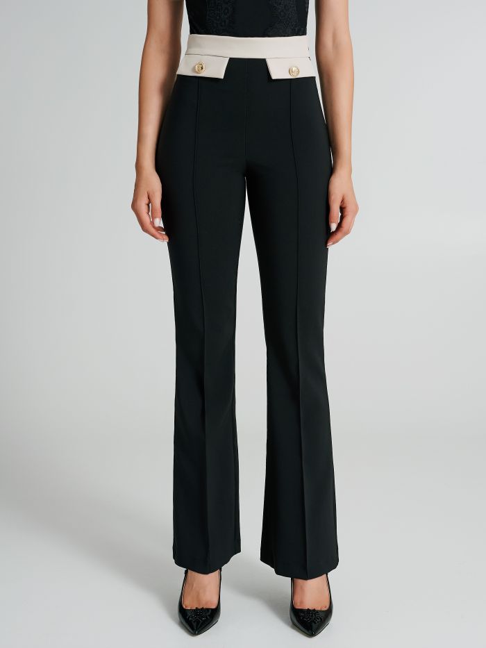 Zweifarbige Bistretch-Hose  Rinascimento