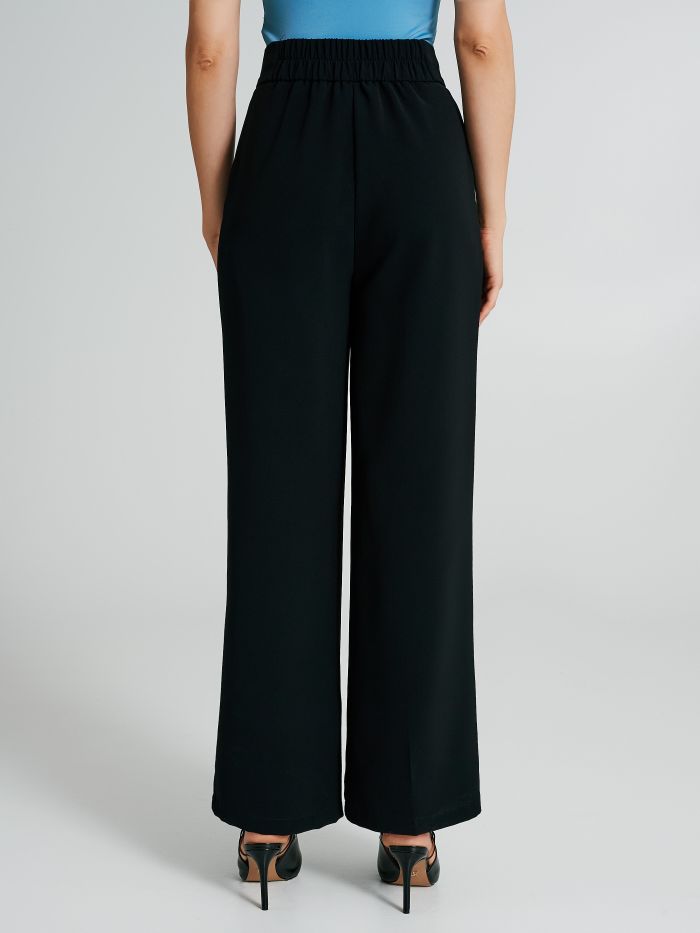 Palazzo trousers in bi-stretch fabric  Rinascimento