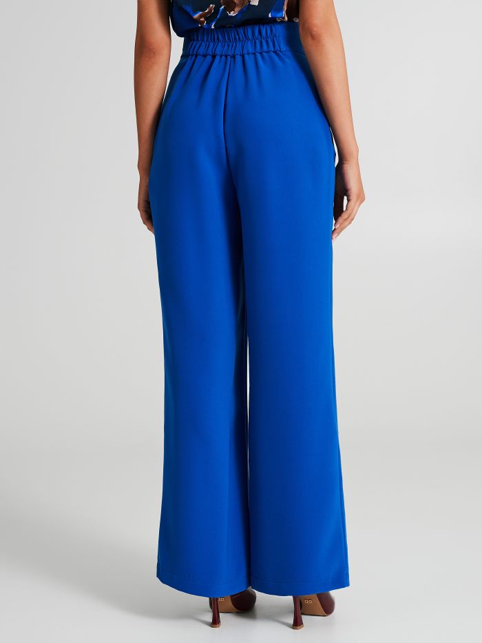 Palazzo trousers in bi-stretch fabric  Rinascimento