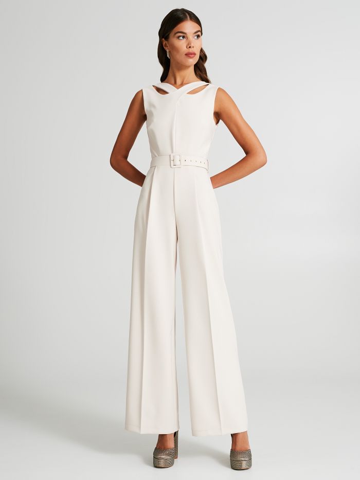 Jumpsuit with double cut-out detail  Rinascimento