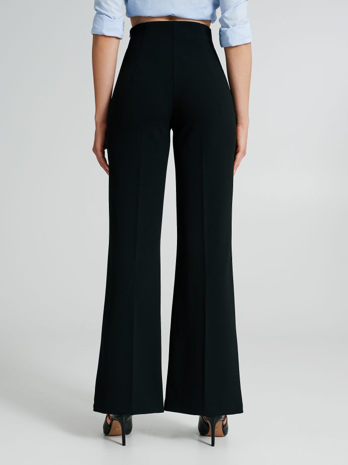 Trousers with 6 buttons in scuba crepe  Rinascimento