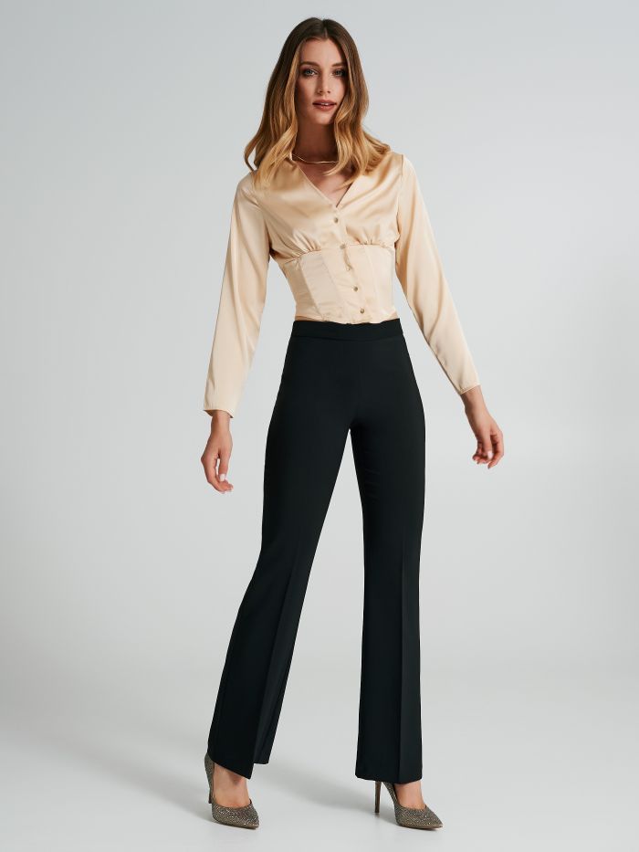 Blusa con stecche in rasetto  Rinascimento