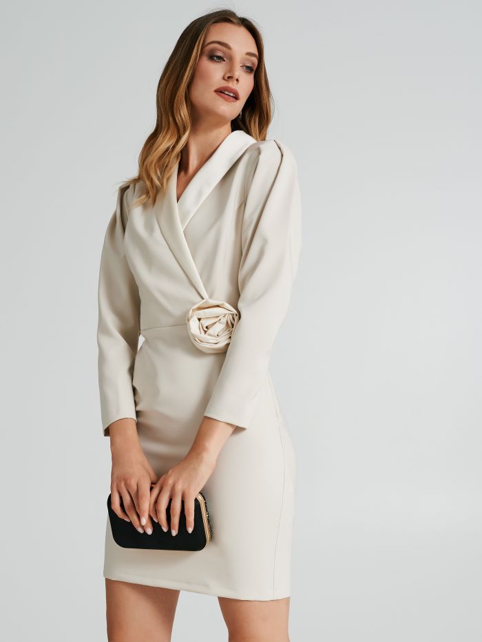 Jacket dress with rose  Rinascimento