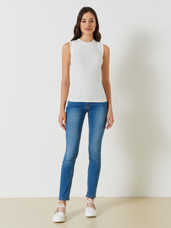 Top Girocollo in Maglina NAIKE W-CNT403/EE101 TOP GIRO QUADRO B036 Rinascimento