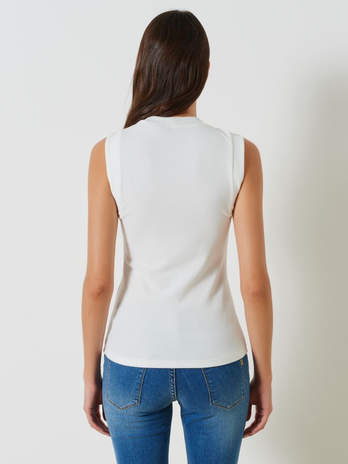 Top Girocollo in Maglina NAIKE W-CNT403/EE101 TOP GIRO QUADRO B036 Rinascimento