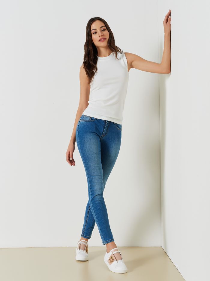 Top Girocollo in Maglina NAIKE W-CNT403/EE101 TOP GIRO QUADRO B036 Rinascimento