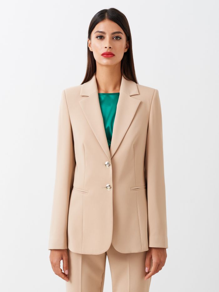 Two-Button Jacket in Technical Fabric REWI 2.855.999-B/CT GIA 2 BOTTONI B101 Rinascimento