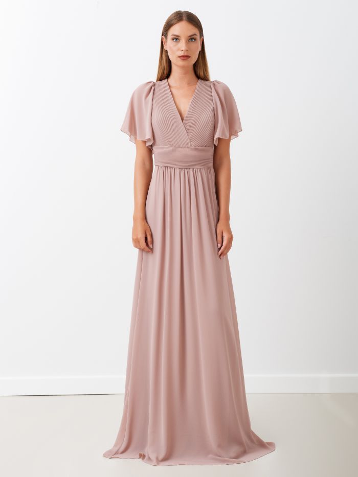 Pink Rinascimento atelier dress with a pleated bodice  Rinascimento