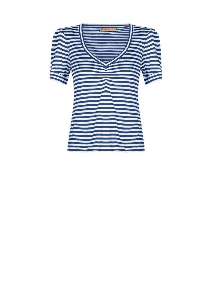 T-Shirt a Righe LENZING ™ ECOVERO ™  Rinascimento