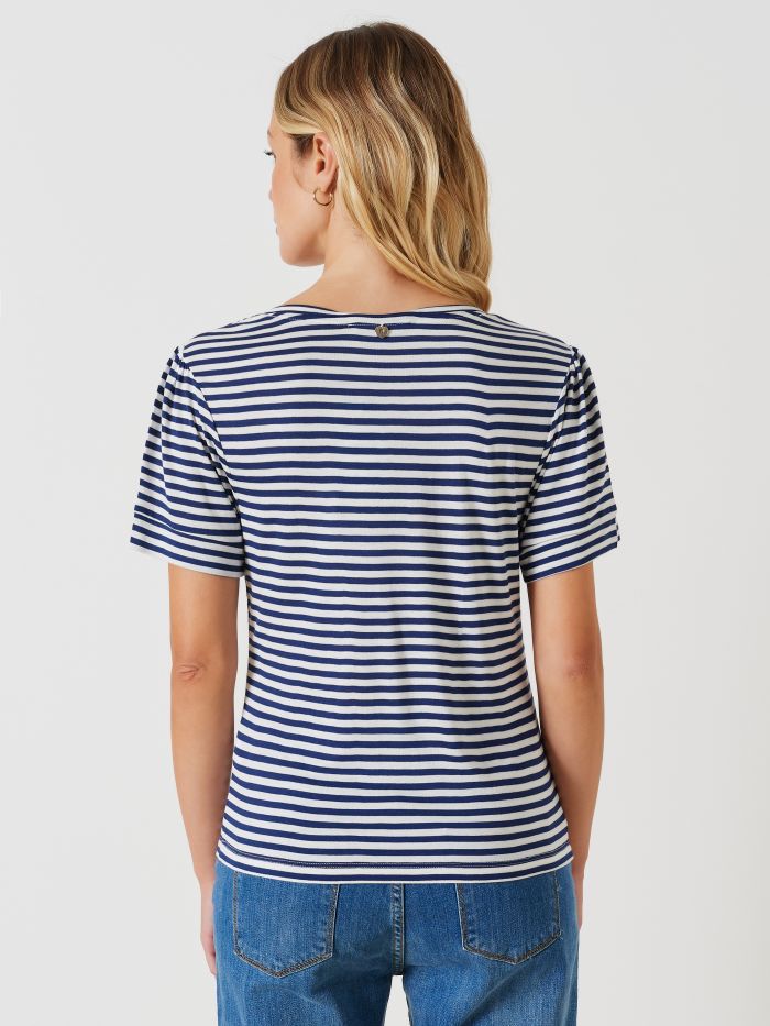 T-Shirt a Righe LENZING ™ ECOVERO ™  Rinascimento