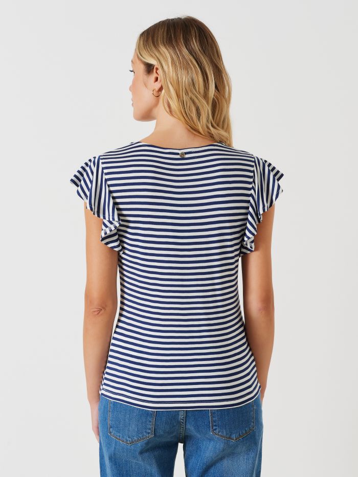 T-shirt rayé LENZING ™ ECOVERO ™  Rinascimento