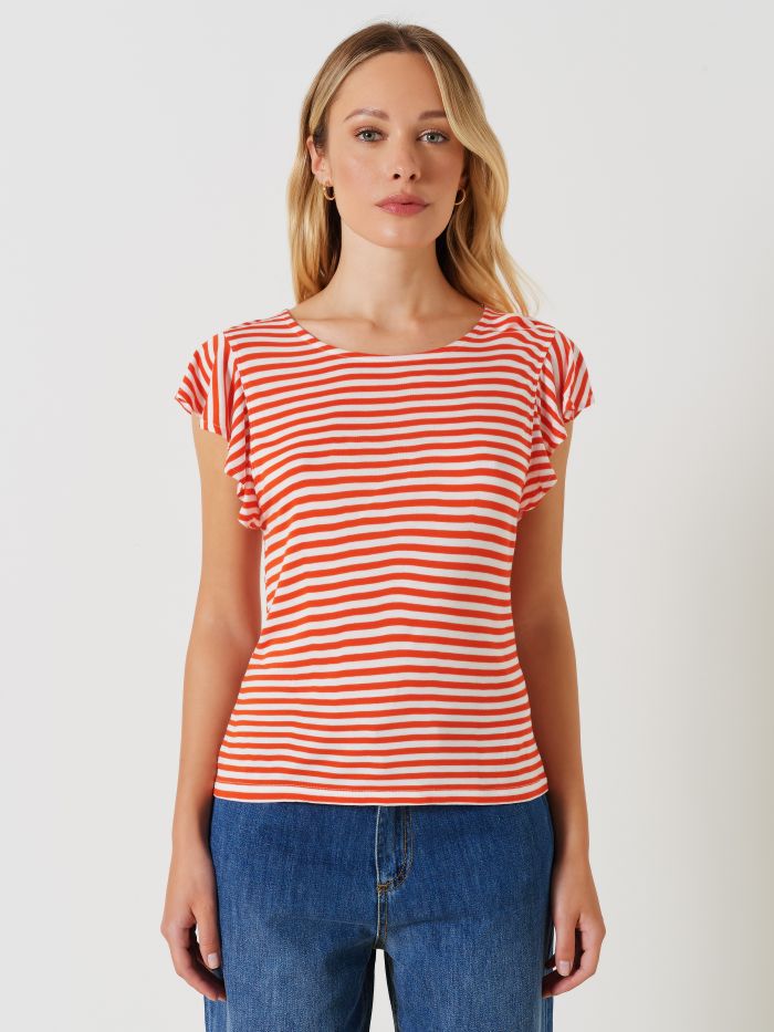 T-shirt rayé LENZING ™ ECOVERO ™  Rinascimento