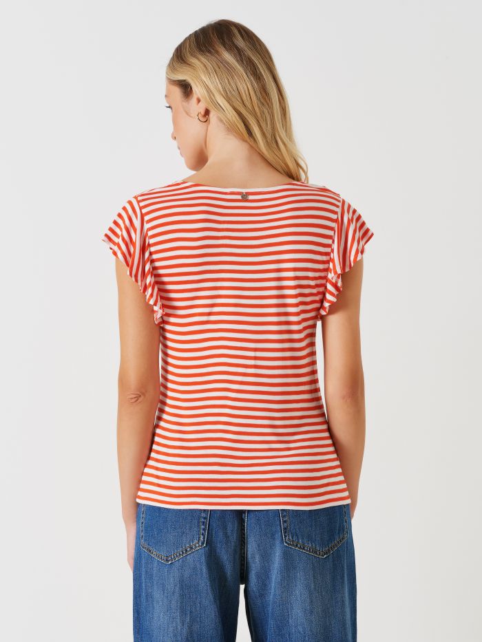 T-shirt rayé LENZING ™ ECOVERO ™  Rinascimento