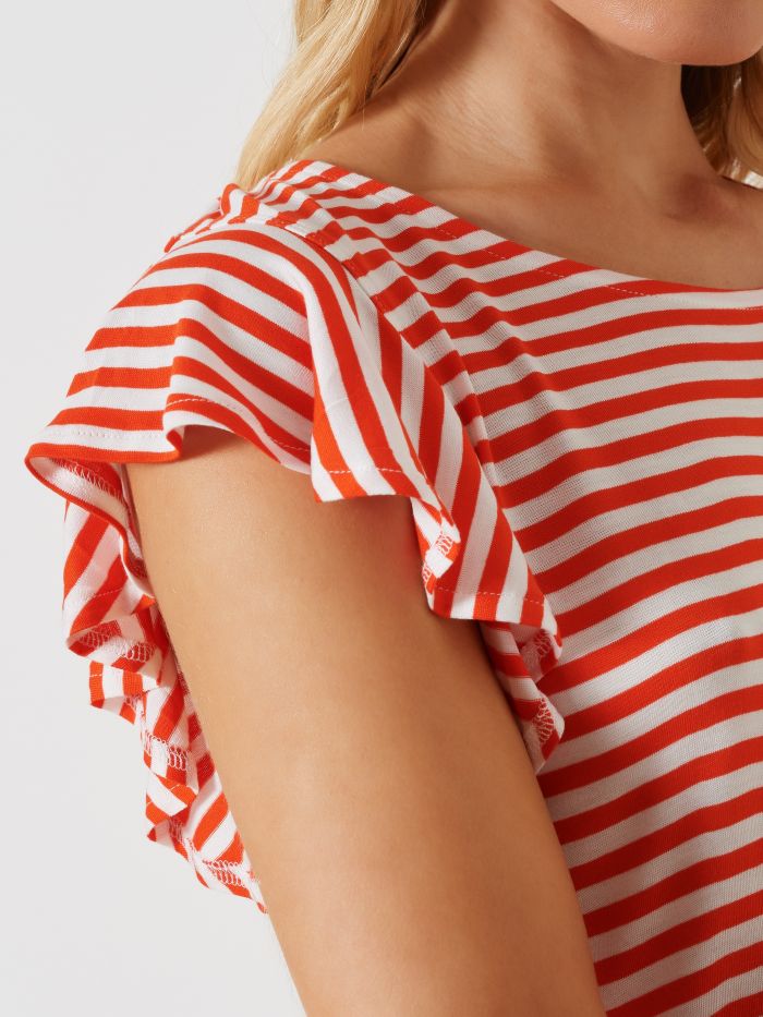 T-shirt rayé LENZING ™ ECOVERO ™  Rinascimento