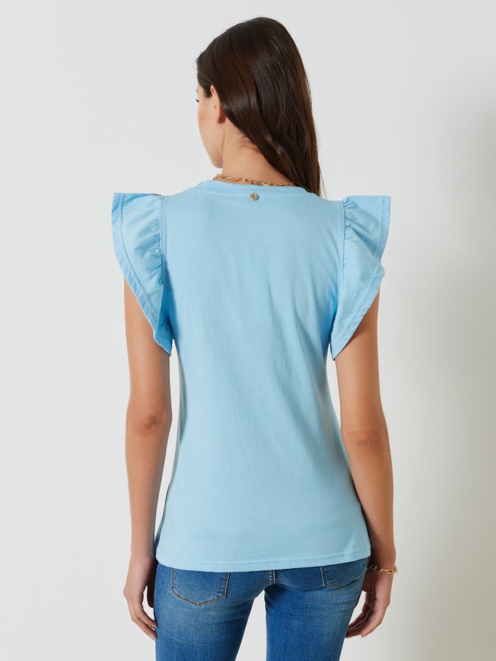T-shirt avec manches à ailettes  Rinascimento