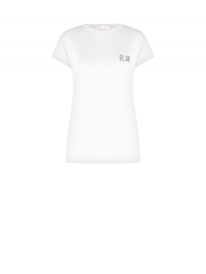 T-shirt uni à logo  Rinascimento