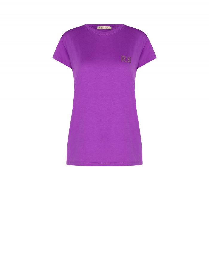 T-shirt uni à logo  Rinascimento