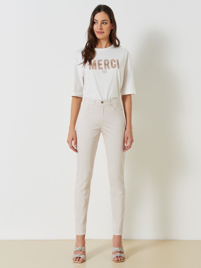 Pantaloni Skinny in Cotone  Rinascimento