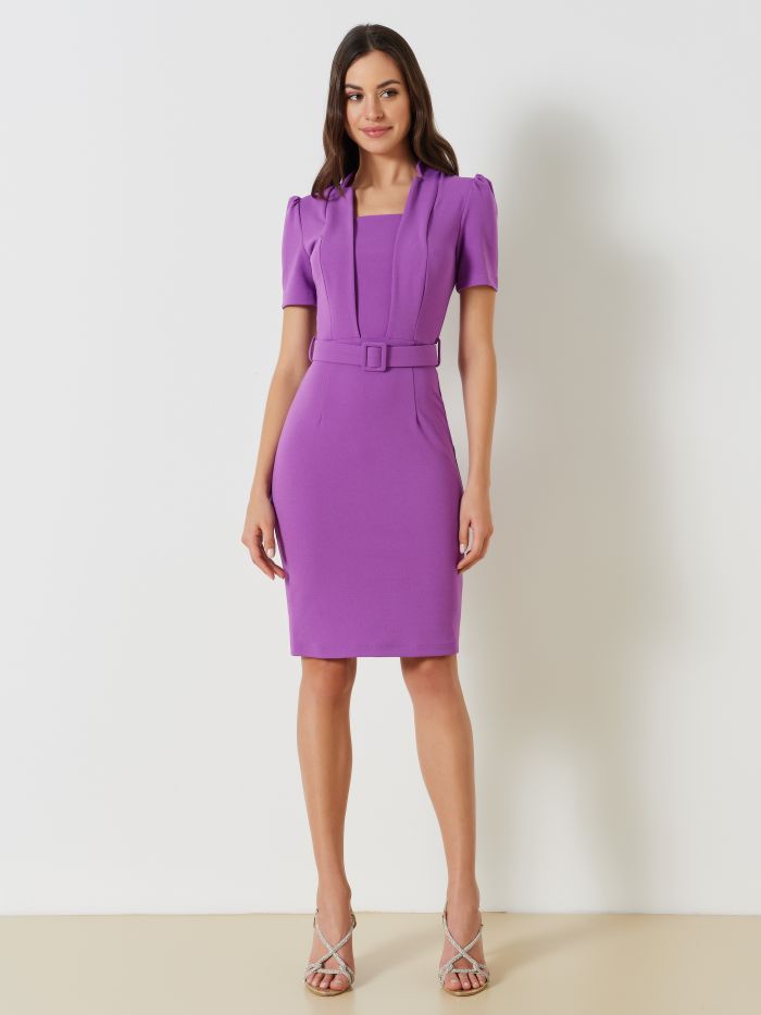 Dress with Covered Belt  Rinascimento
