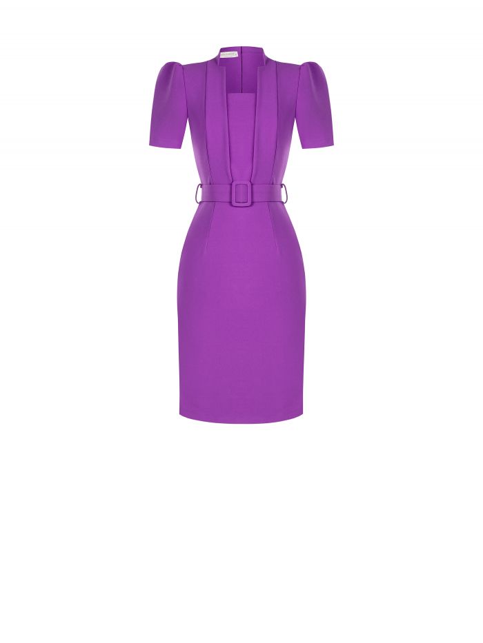 Dress with Covered Belt  Rinascimento