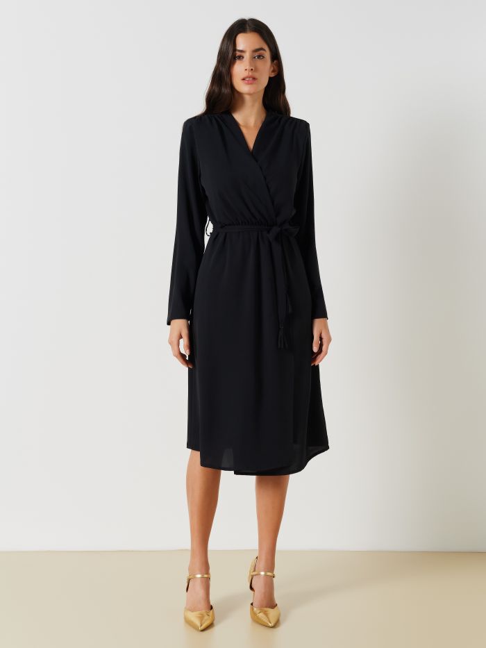 Midi Dress with Tassels  Rinascimento