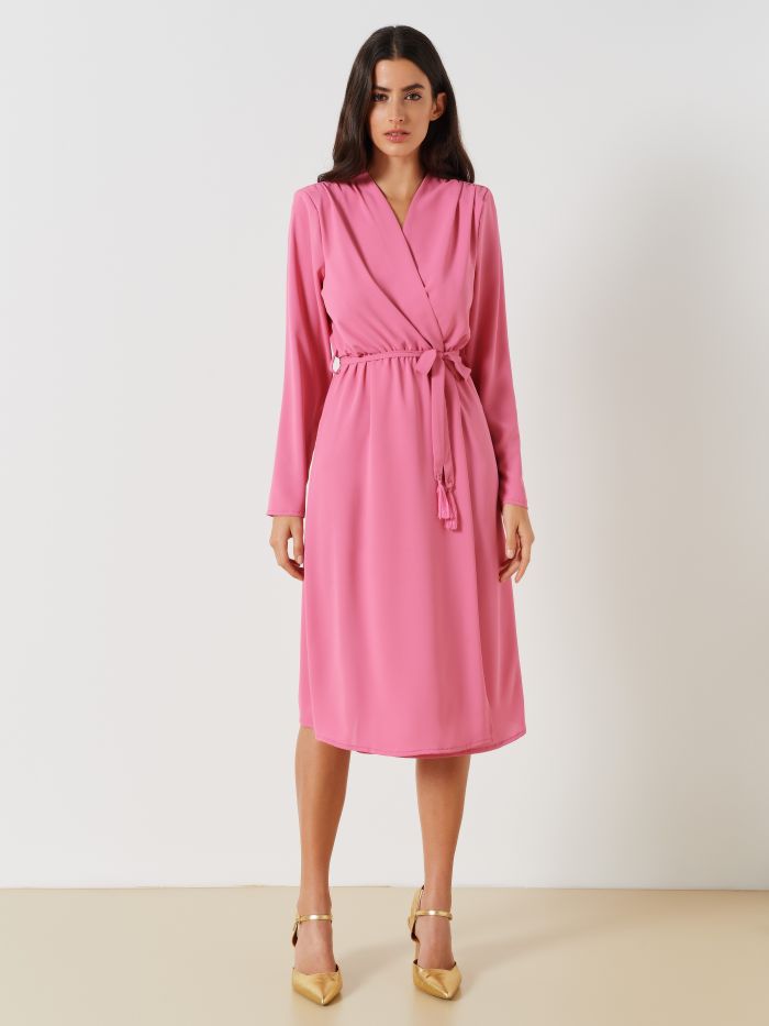 Midi Dress with Tassels  Rinascimento