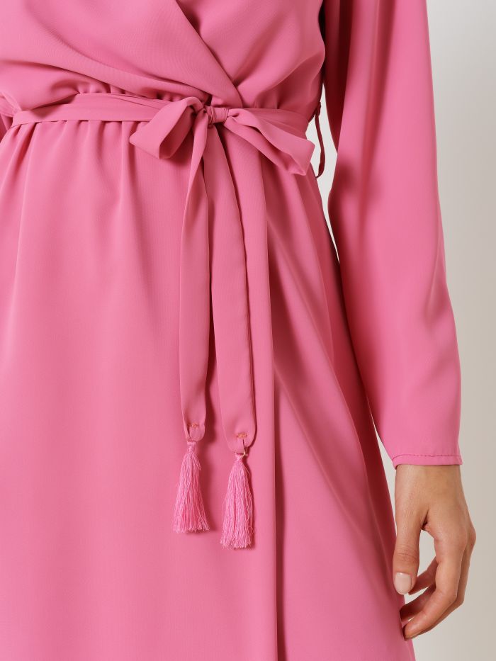 Midi Dress with Tassels  Rinascimento