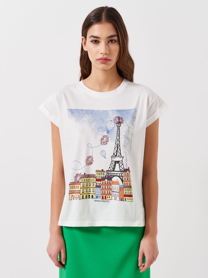 T-Shirt « Paris je t'Aime »  Rinascimento