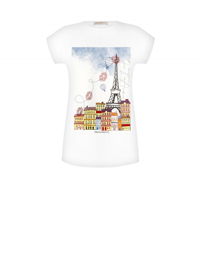 T-Shirt « Paris je t'Aime »  Rinascimento