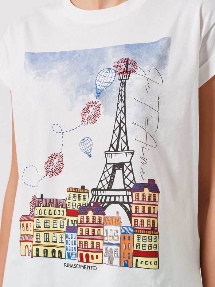 T-Shirt « Paris je t'Aime »  Rinascimento
