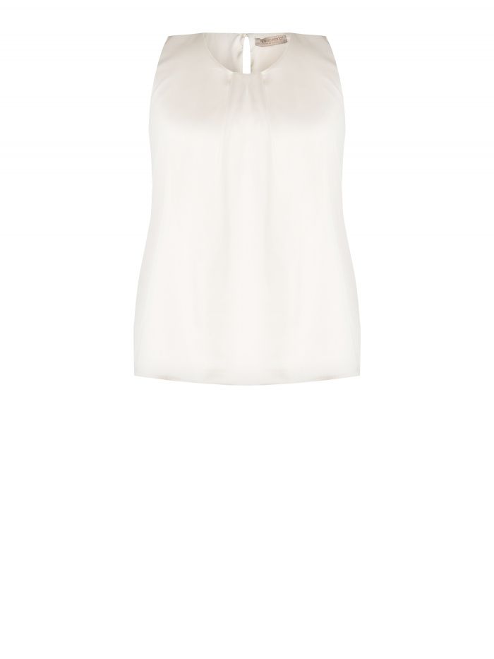 Top curvy col montant en satin   Rinascimento